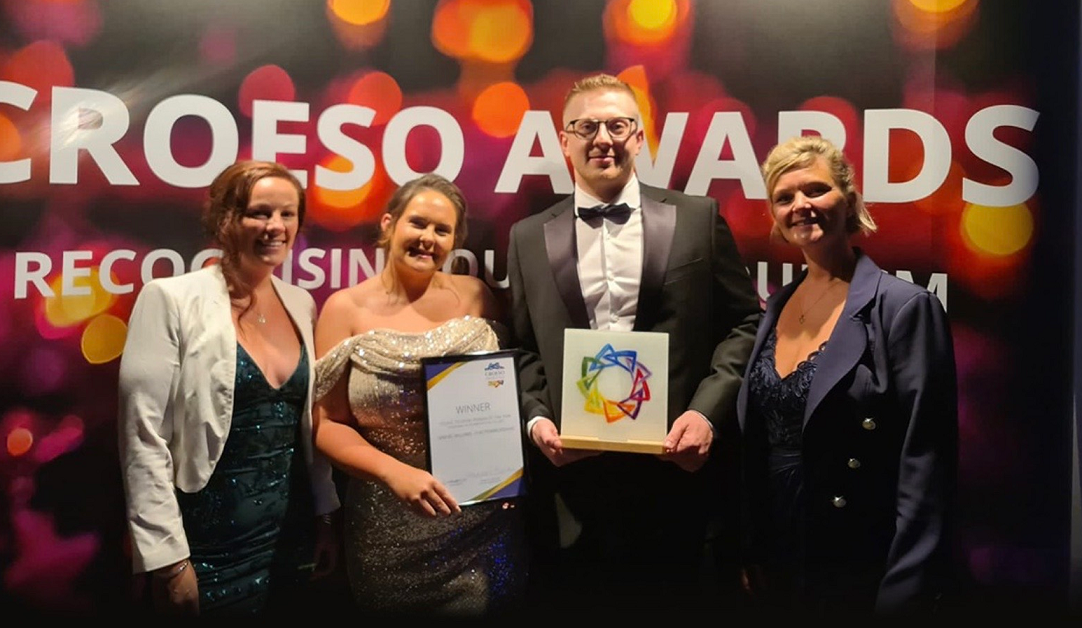 Highlights from the Crossroads Awards 2018, featuring award recipients beaming with pride and joy during the ceremony.